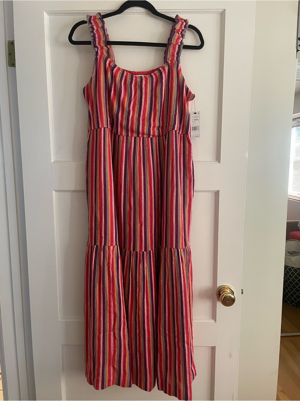 Liverpool Red and Blue Multistripe Sundress
